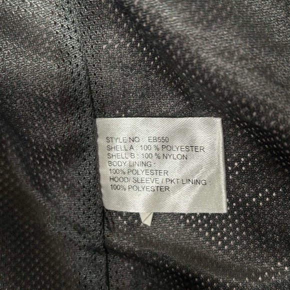 Eddie Bauer Rain Jacket Mens‎ XL WeatherEdge Black Coat Windbreaker Waterproof - Picture 16 of 16